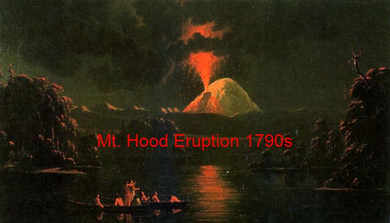 Mt. Hood Eruption 1790s
